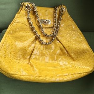 GIANNI BINI PURSE. YELLOW